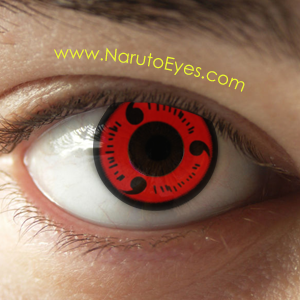 Fully Activated Uchiha Contacts | Naruto Eyes