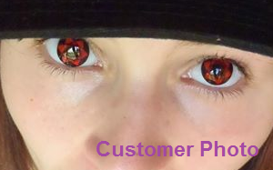 Sasuke Mangekyou Sharingan Contacts Naruto Eyes