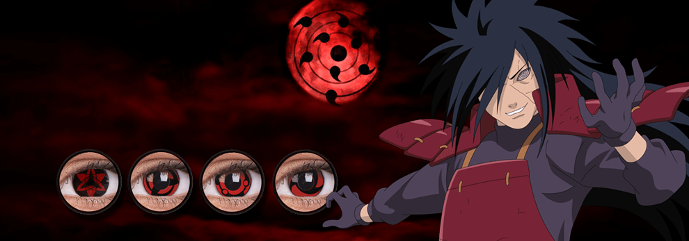 Naruto Eyes 1 In Naruto Contact Lenses.