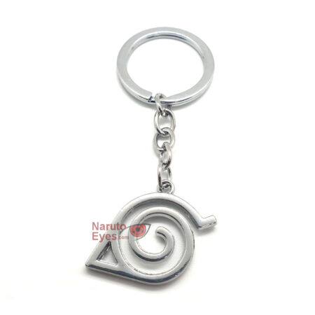 hidden leaf symbol keychain
